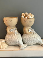 Load image into Gallery viewer, Mermaid Cachepot With Seashells
