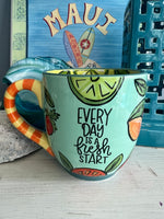 Load image into Gallery viewer, Every Day Is A Fresh Start Mug
