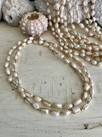 Load image into Gallery viewer, Beachy Pearl Strand Necklace

