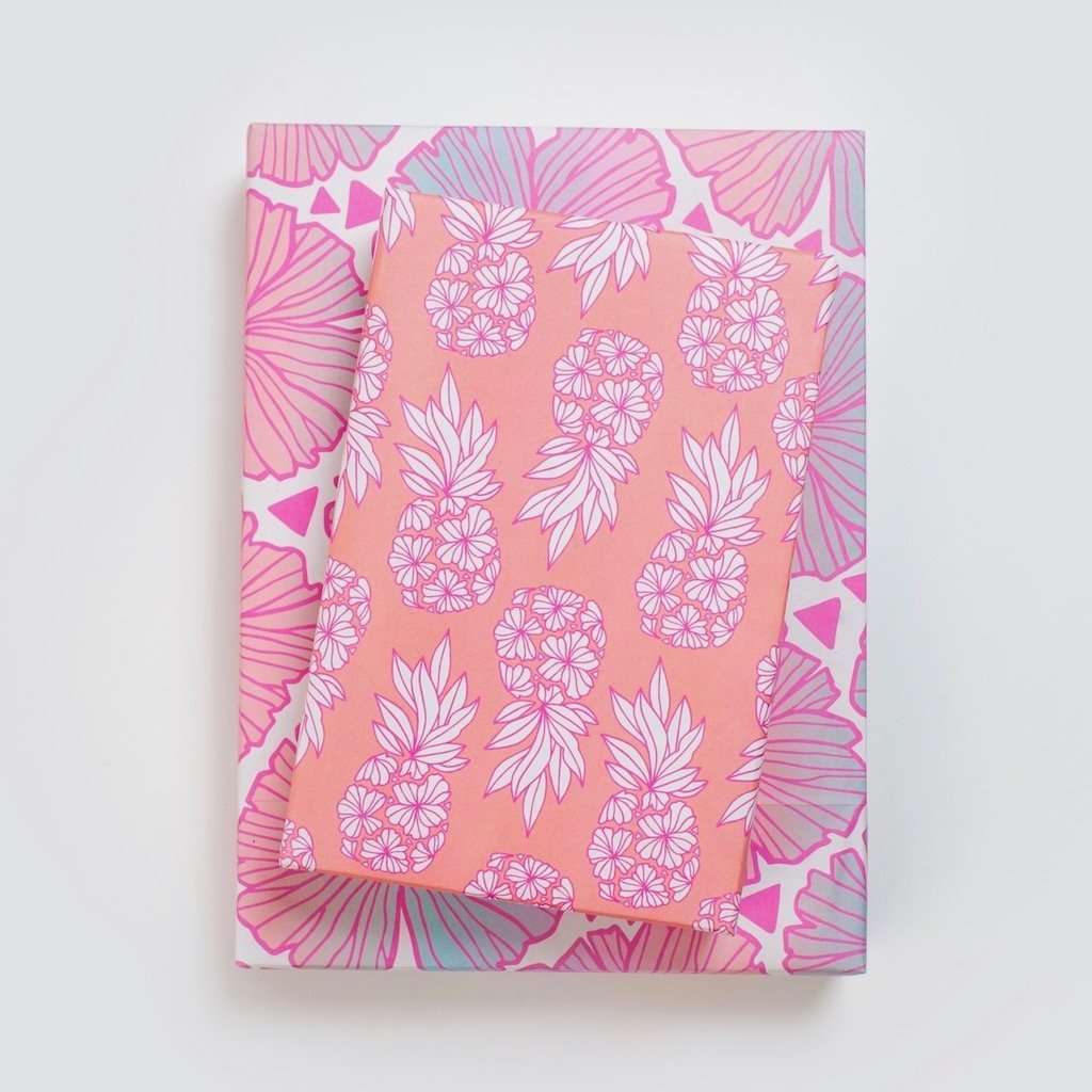 Pineapple Blush Gift Wrap