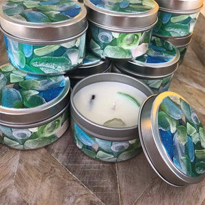 Pastel Sea Glass Discovery Candle Tin