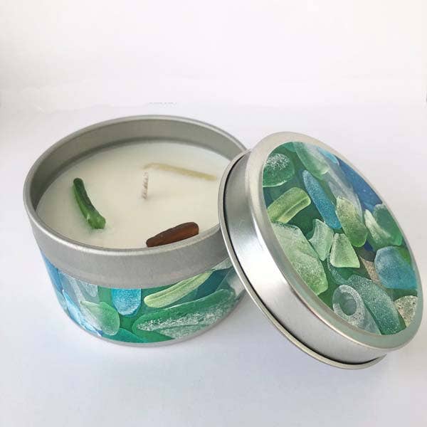 Pastel Sea Glass Discovery Candle Tin
