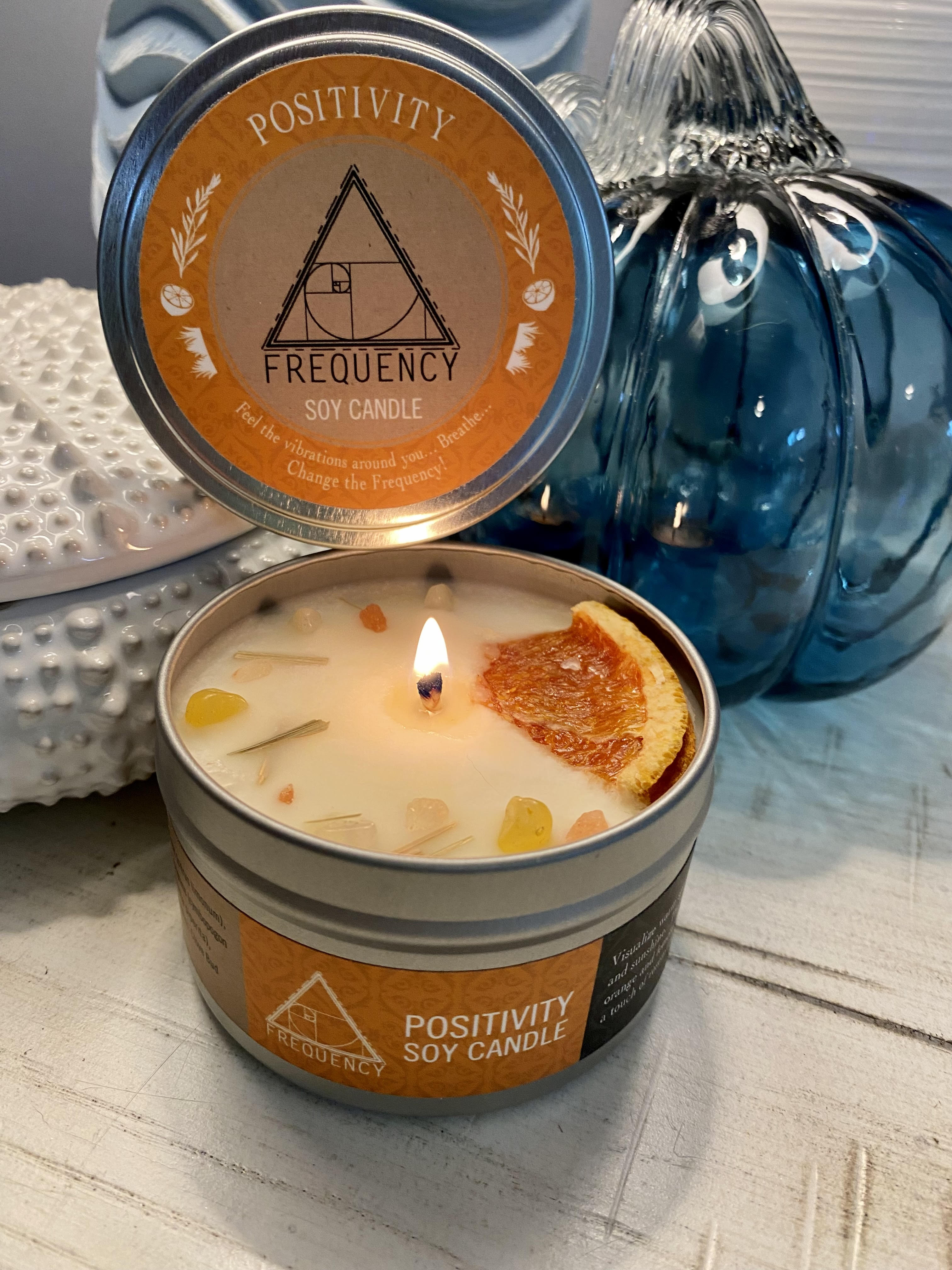 Crystal Positivity Soy Candle