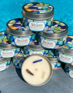Load image into Gallery viewer, Sea Glass Discovery Candle Tin
