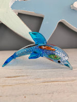 Load image into Gallery viewer, Milliefiori Dolphin Glass Figurine

