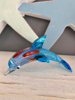 Load image into Gallery viewer, CLEARANCE! Milliefiori Dolphin Glass Figurine
