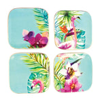 Load image into Gallery viewer, Flamingo Appetizer Plates - Set of 4- CLEARANCE!
