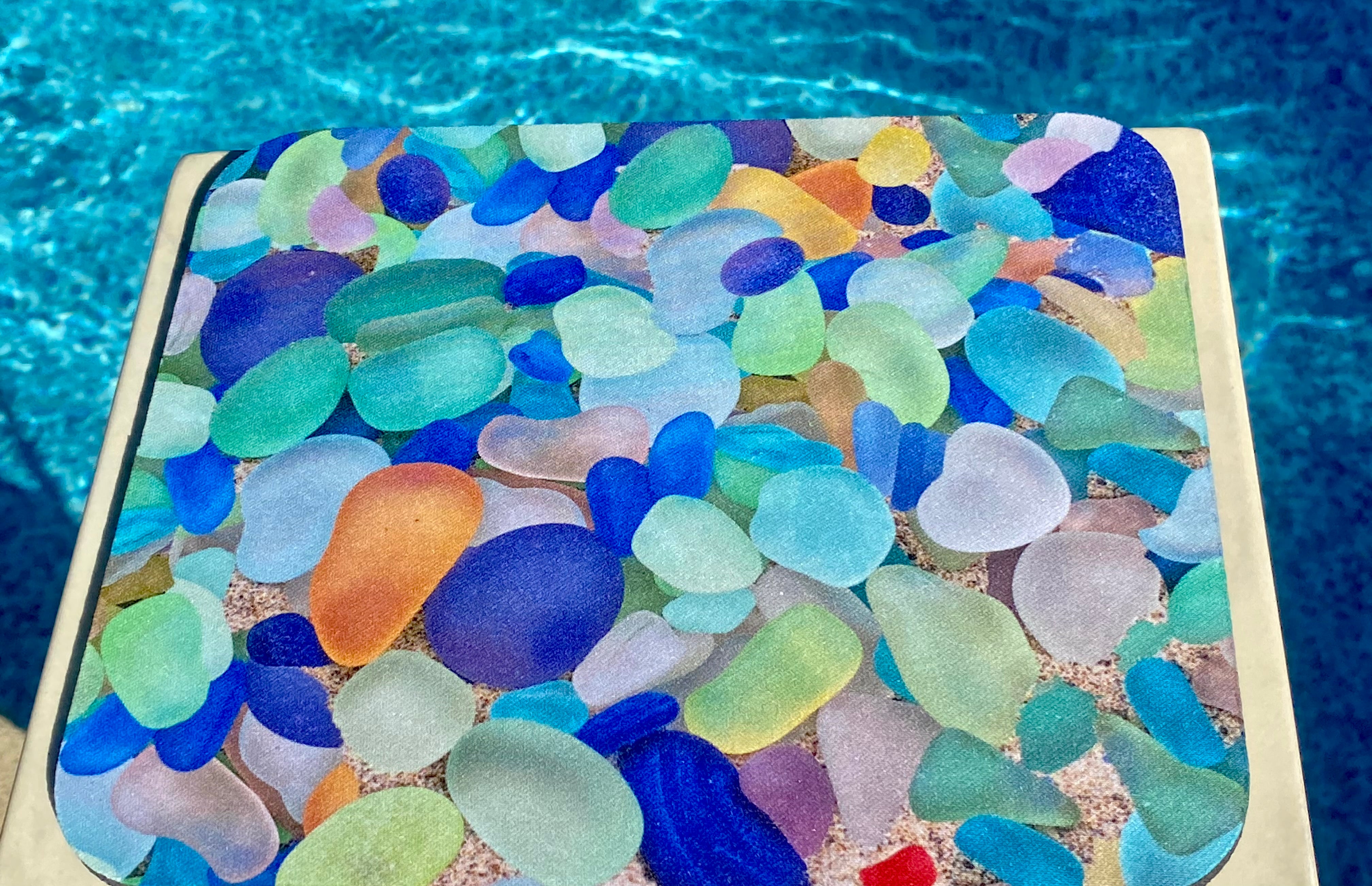 Beach Glass Mouse Pad