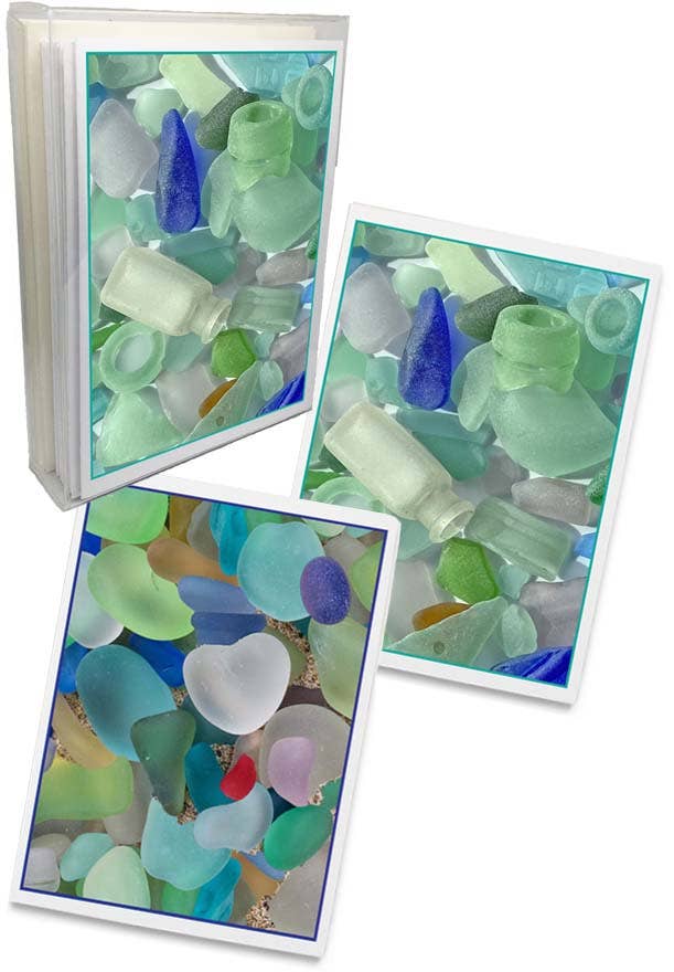 Beach Glass Note Cards