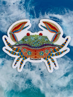 Load image into Gallery viewer, Boho Crab Vinyl Sticker
