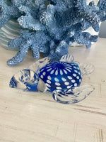 Load image into Gallery viewer, Blue and White Spotted Sea Turtle Collectible
