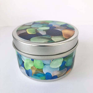 Sea Glass Discovery Candle Tin
