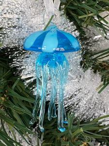 Jellyfish Glass Hanging Collectible