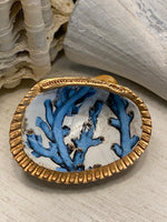 Load image into Gallery viewer, Mini Decoupaged Seashell Trinket Dish
